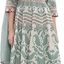 Women Cotton Printed Anarkali Suit Set-picture-36
