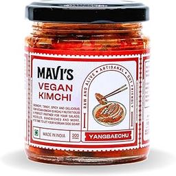MAVI's Veg Kimchi | Korean Cabbage Kimchi | Artisanal Probiotic Pickle | 100% Natural, Organic & Vegan | No Preservatives, No Artificial Flavour or Colour | Pack of 1 (200g)-image-60