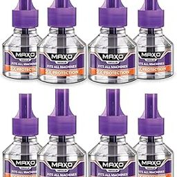 NIK Maxo Mosquito Liquid Vapouriser A Grade Refill Pack, Fits in All Machine, 45ml Pack of (8)-picture-29