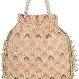 Women's Noor Chevron Embriodered Potli | Ladies Purse Handbag-24