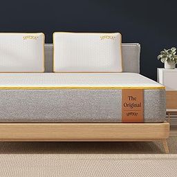 SleepyCat Original Ortho Mattress with AirGen™ Memory Foam | Medium Firm Feel for Balanced Comfort | 8 Inch |SoftTouch Bamboo Zipper Cover | 10 Years Warranty (Queen Size,78x60x8 Inch)-image-3