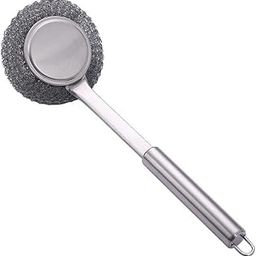 MIYANI STORE Bottle Jar Toilet Cleaner Brush Scrubber with Long Handle Scrub Multipurpose Gap Cleaning Wire Scrub- Steel Handle -Multicolour-22