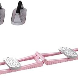 ATORSE Leg Exercise Equipment with 2 Push up Stands Home Mute Inner Thigh Exerciser Pink-image-36