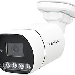 HEFLYCCTV 1080P Bullet Security Camera 2MP 4 in 1 TVI/CVI/AHD/CVBS Analog CCTV Wired Surveillance Cameras 2.8mm Lens IP67 Waterproof IR Night Vision Hybrid Bullet BNC Camera for Outdoor Indoor-5