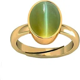 sidharth gems Cat's Eye Lehsunia 8.25 Ratti Stone Panchdhatu Adjustable Ring for Women-picture-39