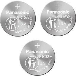 Compatible with Panasonic Lithium Coin Battery 3v - Provide Long Lasting Power in a Variety of Devices,from keyless-Entry fobs to Toys (CR1632, Pack of 3)-95