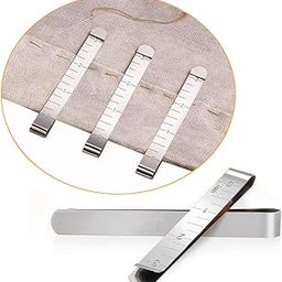 Sewing Clips Set of 20 Stainless Steel Hemming Clips 3 Inches Measurement Ruler Quilting Supplies for Wonder Clips Pinning Marking Accessories and Clips Marking Sewing Project Qu-picture-22