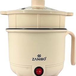 Zanibo Multipurpose Electric Kettle 1.5L | Noodles Cooker & Egg Steamer | Boil, Steam, Fry, Saute | Multi Cooker Kettle for Water, Milk, Tea, Soup, Coffee, Noodles, Rice, 600W, 1-Year Warranty (Cream)-image-47