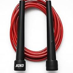 AOKO Freestyle Skipping Rope Jump Rope for Men, Women, Girls, and Kids | Gym Fitness Speed Skipping Rope (Length: 221 cm)-picture-17
