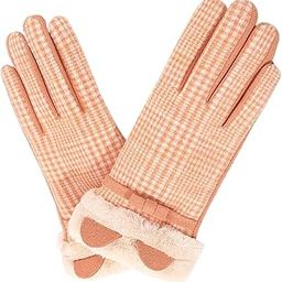 CALANDIS™ Elegant Touch Screen Gloves Soft Winter Women Plush Lined Glove Mitts Orange | Gloves & Mittens | Womens Accessories-9