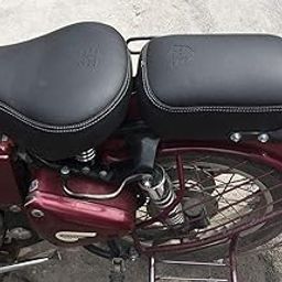 Waterproof Leather Seat Cover Bullet Classic 350/500 Seat Cover (Black)(2.00 MM REXIN)-image-84