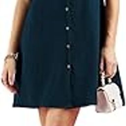 Women's Polyester Knee-Length Dress – Sleeveless, A-Line, Casual & Office Wear-picture-23