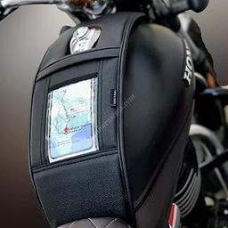 Sahara Seats Highness CB 350 RS Single Zip Mobile Fuel Tank Bag (Black)-29