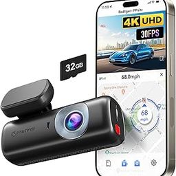 REDTIGER 4K Front Dash Cam for Car, ADAS, with 32GB Memory Card, Built-in WiFi&GPS, Car Camera with G Sensor, Loop Recording, Smart App Control, Night View, 24/7 Parking Mode(F9 Lite)-31