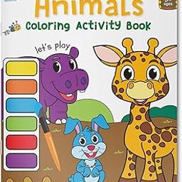 Pick and Paint Coloring Activity Book For Kids: Animals-image-66