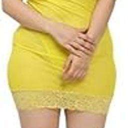 Women Net Above The Knee Babydoll Night Dress| Wedding Babydoll Nightdress| Honeymoon Dress| Sexy Nighty Dress Free Size (28 to 36) Inch Yellow-image-40