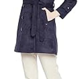 Women Navy Blue Solid Notched Lapel Blazer-picture-20