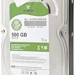 Matrix 500GB SATA Hard Drive for Desktop (HDD) 3.5 Inch SATA 6 GB/s 7200 RPM High Speed Data Transferability Boost The Performance 64 MB Cache, 1 Year Warranty-image-6