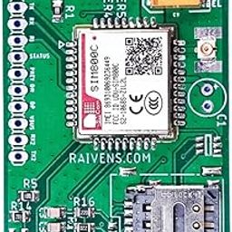 SIM800C Module | SIM800L GPRS GSM Module MicroSIM Card Core Board Quad-band 850/900/1800/1900MHz with Onboard SIM Card Slot and Antenna TTL Serial Port-22