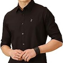 thomas scott Mens | Full Sleeve | Solid | Slim Fit | 100% Cotton | Button Down Collar | Shirts-picture-25
