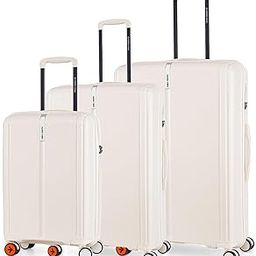 The Line Hard-Sided Polypropylene Luggage Set of 3 White Trolley Bags (55, 65 & 75)-image-26