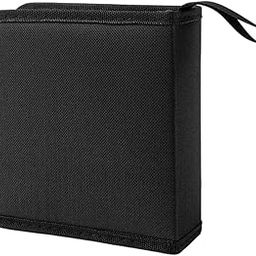 The Style Sutra CD DVD Carrying Case Compact Portable Sleeve Disc Holder for Travel Home Car Black|1 CD Case| Media Cases, Sleeves & Wallets-15