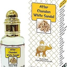 INDRA SUGANDH BHANDAR Liquid Attar For Men|Women White Sandal|Chandan 12Ml Natural Sandalwood Ittar Long Lasting Fragrance Rollon Pack-56