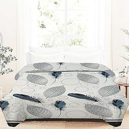 STARNSTYLE 220 GSM Microfiber Reversible AC Comforter/Blanket for Winter/Quilt/Duvets for Double Bed Size(230X250 cm White-image-26