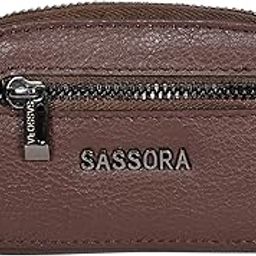 Genuine Leather Unisex Small Car Key Case Pouch-53