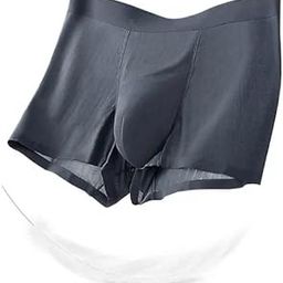 Men’s Ultra-Silk Soft Lycra Material | Ice-Silk Men's Short |Plain Underwear | Multi-Colored (Pack of 1)-image-9