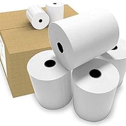 True-Ally 79MM x 50 mtr (3 Inch) (55 GSM) Thermal Paper roll Ideal for Billing, POS Machine (TA-POS7950) (Pack of 10 Rolls) (79mm x 50mtr - 10 Rolls)-10