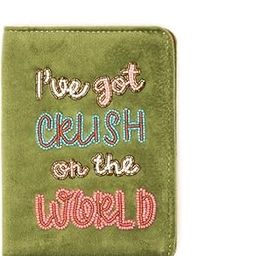 Velvet I Have Got Crush On The World Passport Cover Travel Wallet Passport Holder Lightweight Passports Covers Case-9