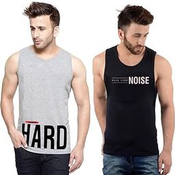 Men's Quick Dry Workout Tank Top Gym Muscle Tee Fitness Bodybuilding Sleeveless T Shirt, Gym Vest- Pack of 2-image-54