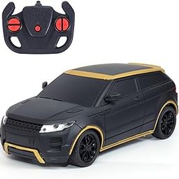 Amazon Brand - Jam & Honey Remote Control Car for Kids | High-Speed RC Car with Rechargeable Lithium Battery | Type-C Charging | LED Headlights | Black&Gold-24