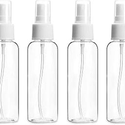 Grab Kart 50 ml Clear Empty Fine Mist Plastic Mini Travel Spray Bottle Set, Small Refillable Liquid Containers (4)-image-73