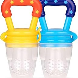 Bumtum Baby Silicone Food & Fruit Nibbler with Extra Mesh| Soft Pacifier, Feeder, Teether for Infant 3+ Months Babies| Hygiene & BPA Free| Baby Fruit Nibbler Combo (2 Pcs.)-22