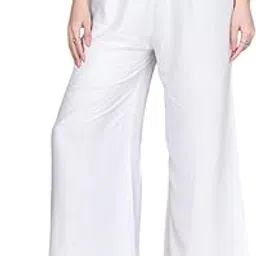 vivika Palazzo for Women, Rayon Palazzo with Pocket,Fits Waist 28-42, Comfortable Flared Ethnic Bottom, Stylish, Casual, Work & Daily Use Palazo for Tops and Tunics-picture-16