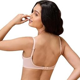 Cotton by Nykaa Iconic Low Back Party Bra for Women, Medium Coverage, Wired, Lightweight with Adjustable Straps - NYB252-2