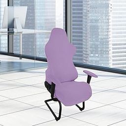Gaming Chair Cover Soft for Rotating Chair Reclining Racing Gaming Chair Light Purple-picture-31