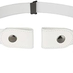 Invisible Buckle-less Jeans Belt with Ring No Buckle Free Elastic Belt for Women Men, Comfortable Adjustable Stretch Waist Belt for Jeans Shorts Pants-picture-16