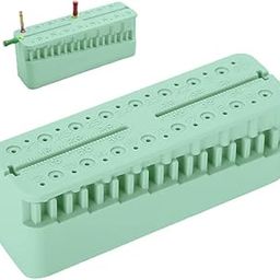 InstruDent Endo Measuring Block L – 32 Depth Guides (12–27mm) | Half-Millimeter Increments | Autoclavable Plastic Construction | Precision Tool for Endodontic Working Length Measurement-22