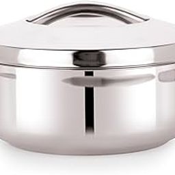 ATTRO Classic Stainless Steel Insulated Casserole Chapati Box with Easy Locking Lid Hot & Cold Food Storage Ideal for Home Kitchen & Serving 2000ml- Silver-image-60