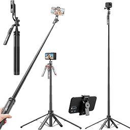 Bluetooth Extendable 360 Degree Selfie Sticks with Wireless Remote and Tripod Stand, 3in1 Multifunctional Selfie Stick with Tripod Stand Compatible with iPhone/OnePlus/Samsung/Oppo/Vivo and All Phone.-14