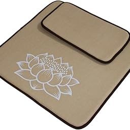 LOOM TREE Meditation Cushion Seat Yoga Seating Square Nonslip Bedroom Floor Pillow Set Khaki | Fitness, Running & Yoga | Yoga & Pilates | Yoga Props-image-90