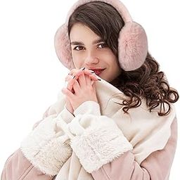 Tomorrow Winter earmuffs For Girls | Faux fur earmuffs | Fluffy ear muffs | Cozy earmuffs for winter | Adjustable earmuffs | Ear warmers for outdoor sports | Foldable earmuffs-image-96
