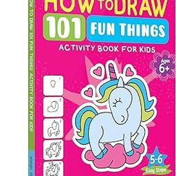 How to Draw: 101 Fun Things (Activity Books for Kids) (Ages 5+)-picture-0