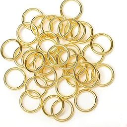 Excellentcrafts Open Jump Rings for Jewellery Making and Other Crafts (100 pcs) (12mm, Gold)-21