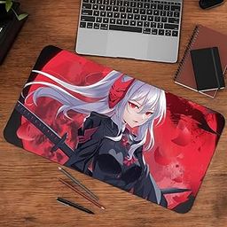 ZeraCustoms Red Moon Premium Desk Mat | Anti-Skid | Anti-Slip | 80 x 30 cm | Laptop Mat for Work from Home/Office/Gaming- Extended Mouse pad and Keyboard Desk mat-image-88