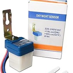 Electronic Spices AC DC 220V 10A Auto On Off Day/Night Photocell SensorPhotocell Light Switch Photoswitch Light Sensor Switch (220V)-28