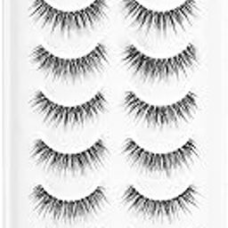 Recode RE01 Featherlight Eyelashes-Transparent Band,Pack of 10-picture-23